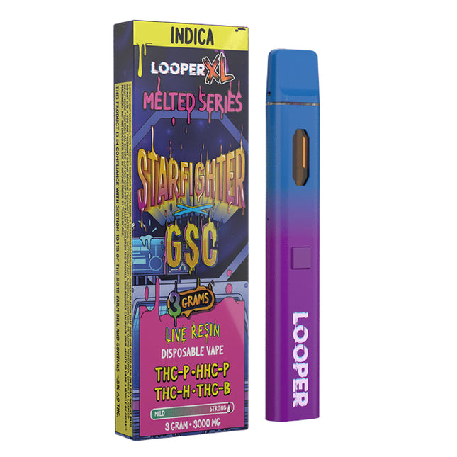 Looper Melted Series Disposable 3GRAM - INDICA STARFIGHTER/ GIIRL SCOUT COOKIES