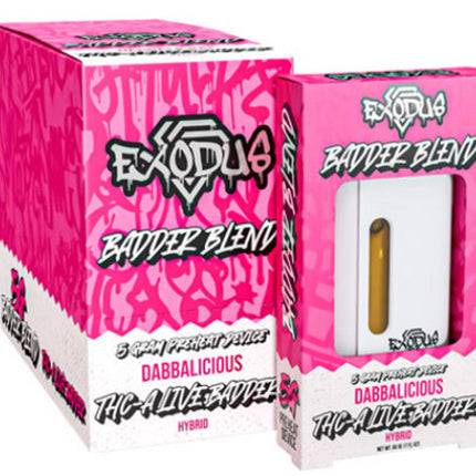 Exodus - Badder Blend THCA 5G Disposable - SATIVA or INDICA