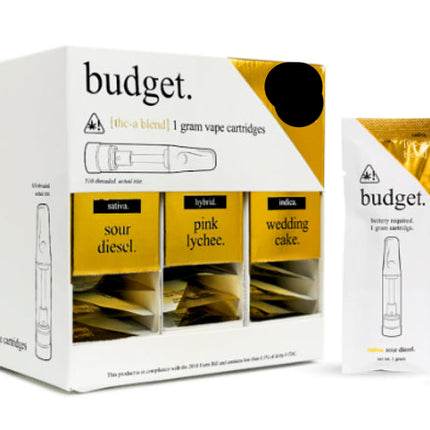 Budget - THCA 1G Cartridge Gold Series (INDICA OR HYBRID)